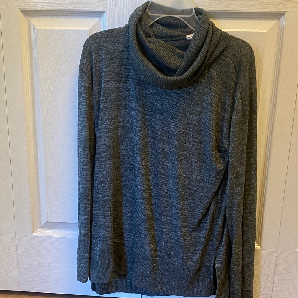 GAP Dark Gray Cowl Neck Sweater